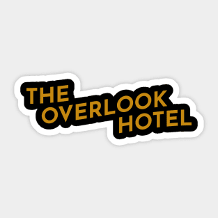 Overlook Hotel Typography Sticker